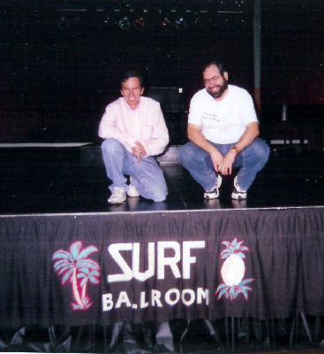 Onstage at the Surf