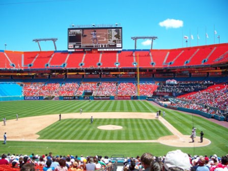 Dolphins Stadium inside