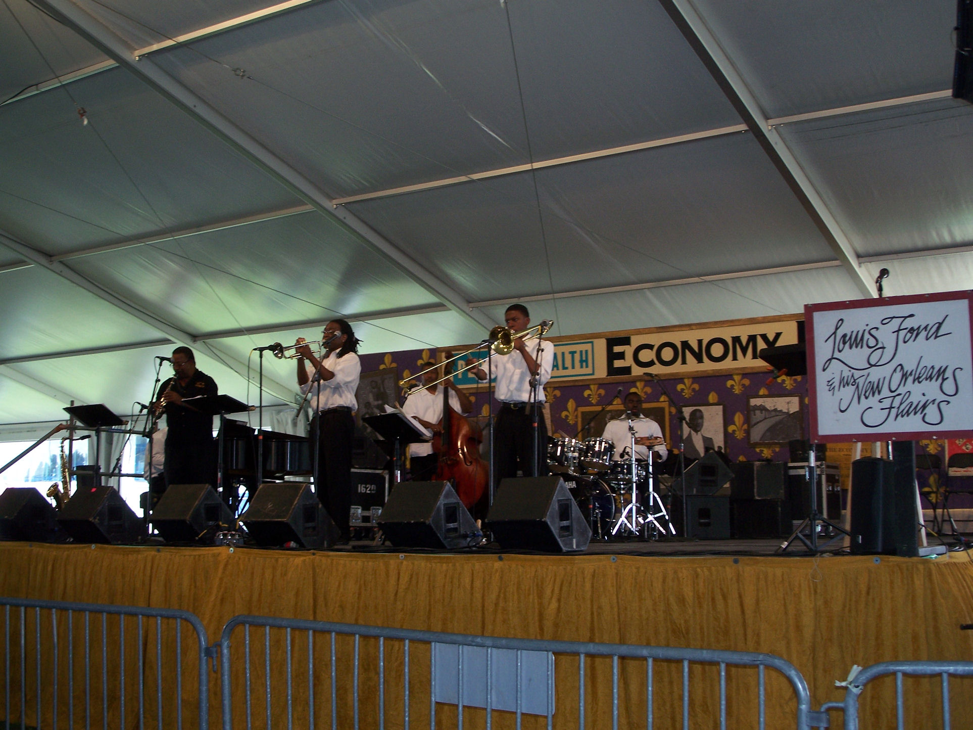 Trad jazz at Jazz Fest