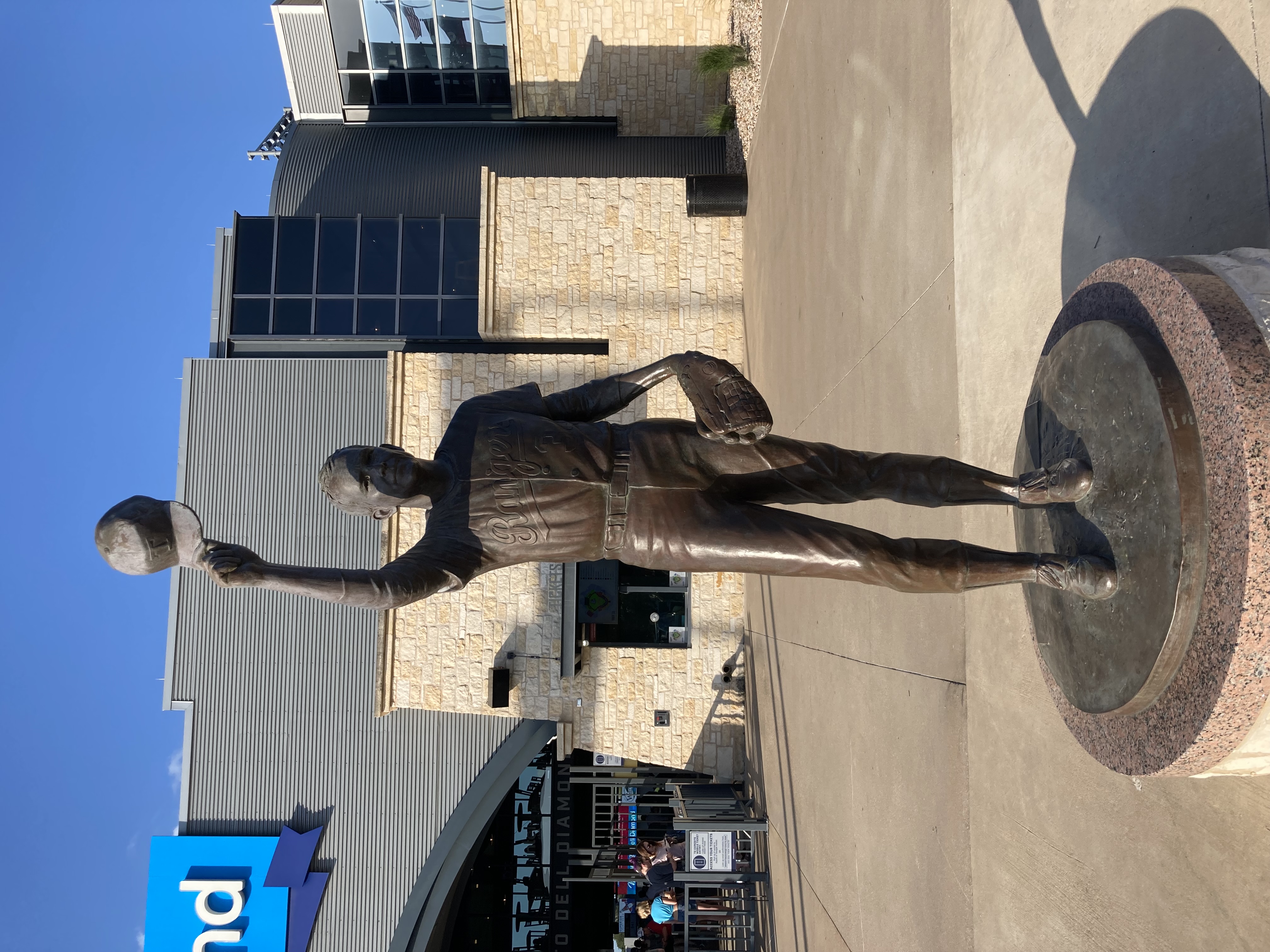 Ryan statue, Dell Diamond