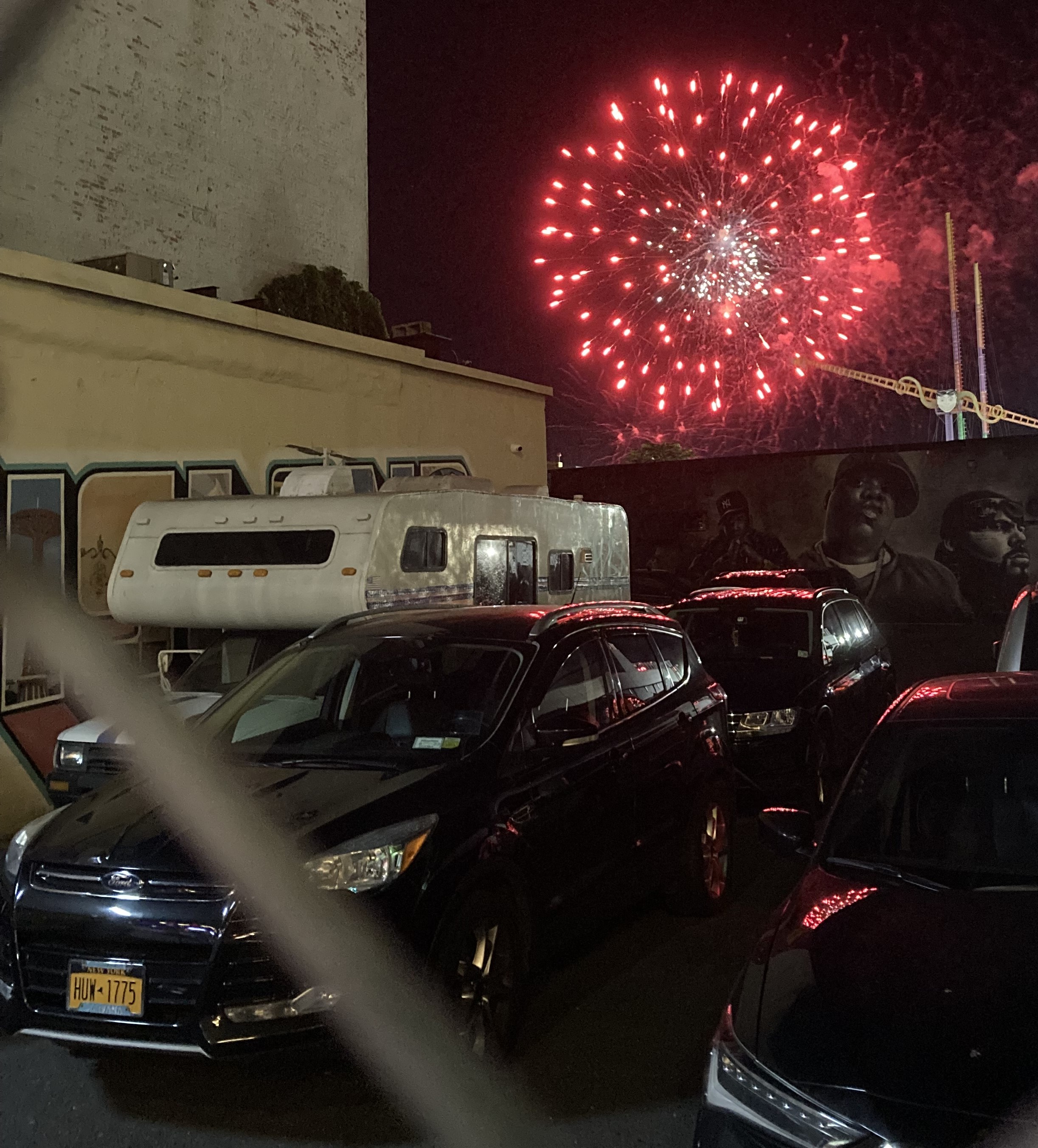 Boardwalk fireworks