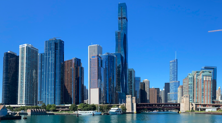 Chicago from the boat